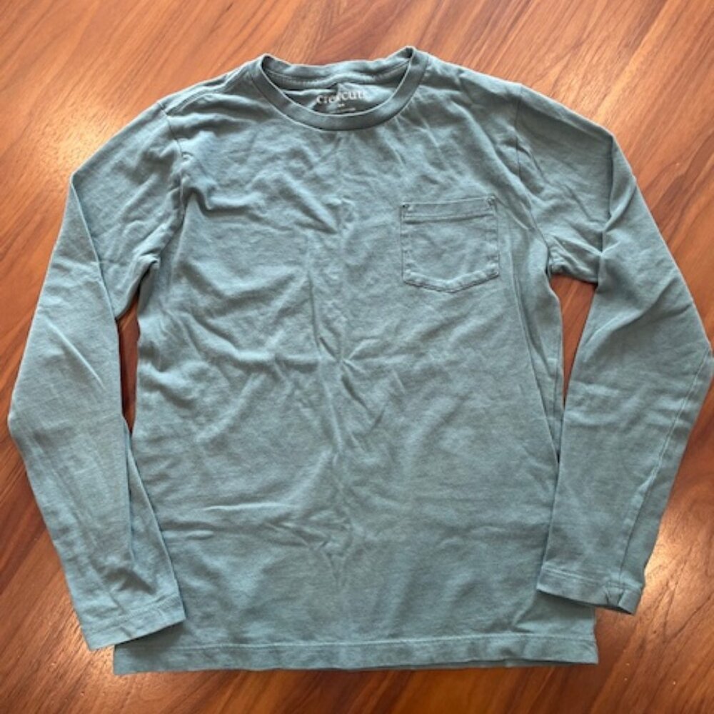 100% Cotton LS Green T-Shirt